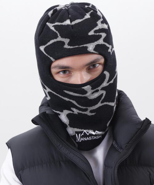 MANASTASH（マナスタッシュ）の「MANASTASH/マナスタッシュ/LITHIUM BALACRAVA/リチウムバラクラバ（ニットキャップ/ビーニー・メンズ・グレー/ブラック・F）」の17枚目の写真