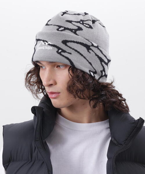 MANASTASH（マナスタッシュ）の「MANASTASH/マナスタッシュ/LITHIUM BALACRAVA/リチウムバラクラバ（ニットキャップ/ビーニー・メンズ・グレー/ブラック・F）」の15枚目の写真
