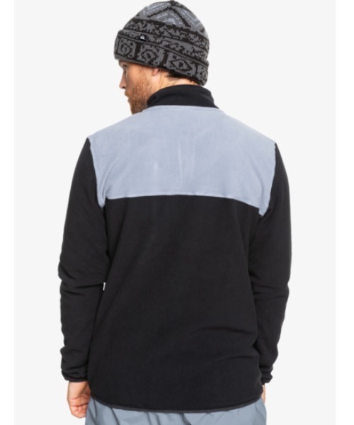 Quiksilver（クイックシルバー）の「AKER FZ FLEECE/クイックシルバーカラーブロックデザインジップフリース（ブルゾン・メンズ・カーキ/ブラック・X-LARGE/SMALL/MEDIUM/LARGE）」の10枚目の写真