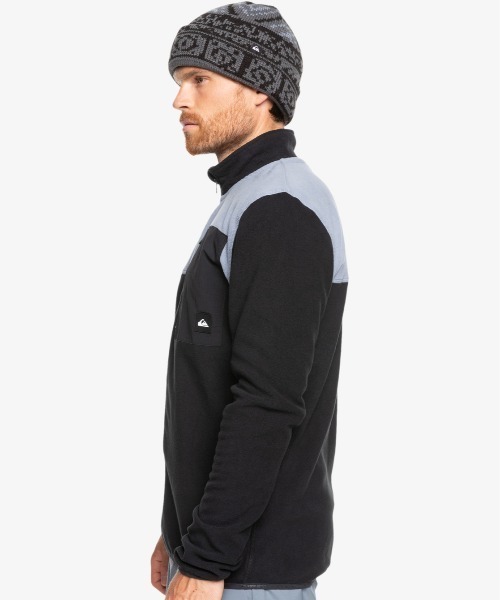 Quiksilver（クイックシルバー）の「AKER FZ FLEECE/クイックシルバーカラーブロックデザインジップフリース（ブルゾン・メンズ・カーキ/ブラック・X-LARGE/SMALL/MEDIUM/LARGE）」の15枚目の写真