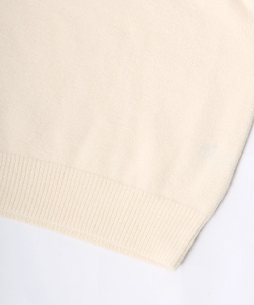 U.S. POLO ASSN.(ユーエスポロアッスン)の「U.S. POLO ASSN.(ユーエスポロアッスン)チェーンロゴ刺繍 モヘアライクニット モックネックプルオーバーセーター レディース(ニット/セーター・レディース・アイボリー/ネイビー・M/L)」の11枚目の写真