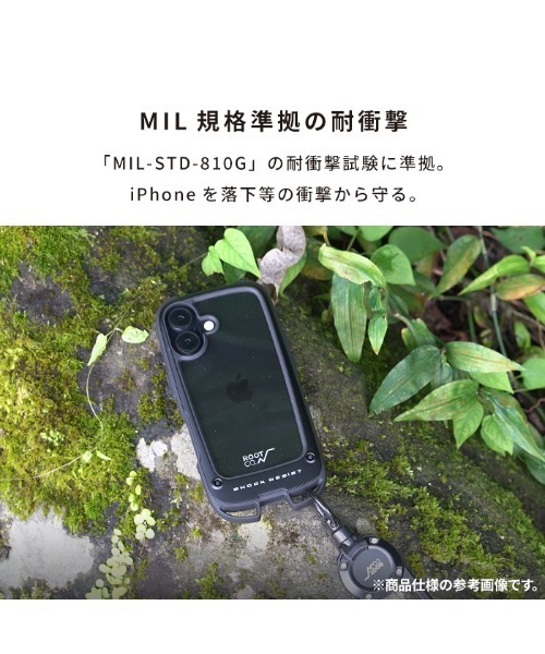 ROOT CO.(ルート)の「iPhone 16/16 Pro/16e/15/14/13 専用 ROOT CO. GRAVITY Shock Resist Case +Hold. スマホケース(スマホケース/カバー・メンズ・ブラック/カーキ/アッシュブラウン/ホワイト/イエロー・iPhone 16 Pro/iPhone 16/iPhone 16e/iPhone 13/14/15)」の8枚目の写真