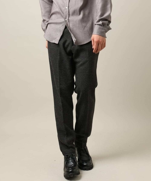 【セール】【洗濯機で洗える/セレモニー】シャークスキン起毛ストレッチイージースラックス(セットアップ可）（スラックス）｜a.v.v（アーヴェヴェ）