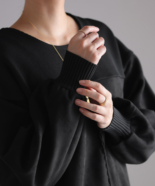 La TOTALITE（ラトータリテ）の「2WAYフェイクスエードワンピース（ワンピース・レディース・ブラック/ホワイト/ブルー・FREE）」の6枚目の写真