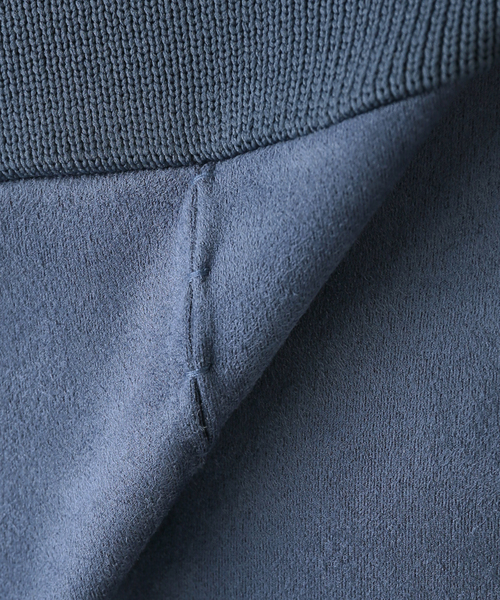 La TOTALITE（ラトータリテ）の「2WAYフェイクスエードワンピース（ワンピース・レディース・ブラック/ホワイト/ブルー・FREE）」の9枚目の写真