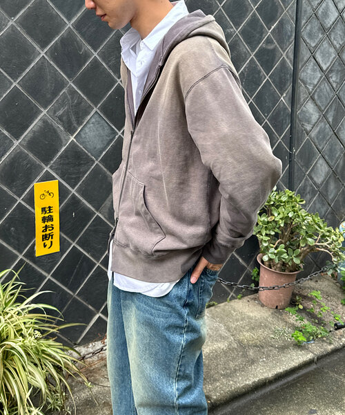 パーカー 「WHIMSIC/SETUP対応」ジップフーディーシャツ レディース メンズ WHIMSIC/SETUP対応】ジップフーディーシャツ | Kastane(カスタネ