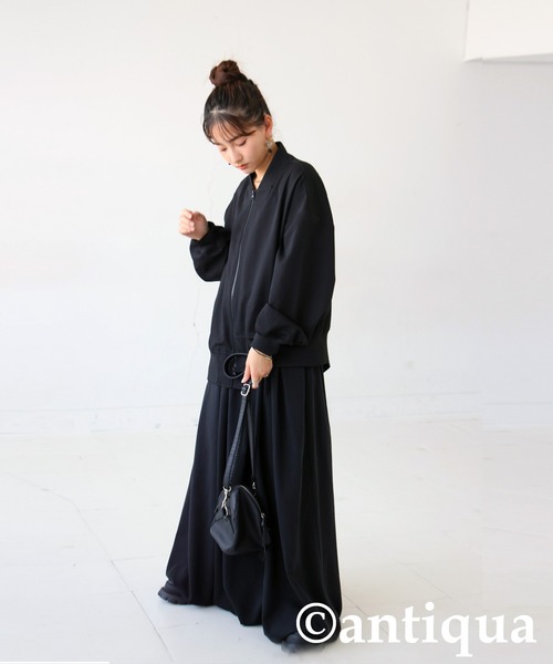 デザインアシメジャケット（その他アウター）｜antiqua（アンティカ）