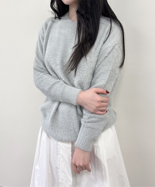 フェザーヤーンプルオーバー（ニット/セーター）｜Virca（ヴィルカ）