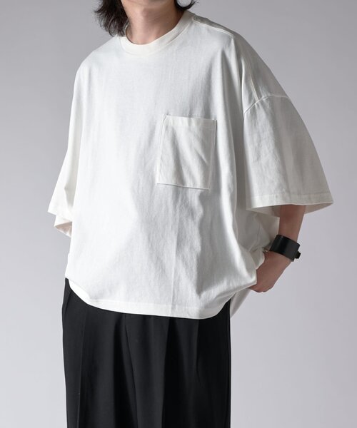 ITTI(イッチ)の「デザインポケ半袖T ITTI exclusive for Lui's(Tシャツ/カットソー・メンズ・ホワイト/ブラック・FREE)」の15枚目の写真