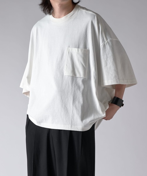 ITTI(イッチ)の「デザインポケ半袖T ITTI exclusive for Lui's(Tシャツ/カットソー・メンズ・ホワイト/ブラック・FREE)」の3枚目の写真
