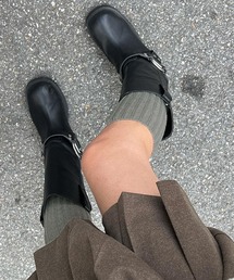 MEMECLE | 【 MEMECLE / メメクル 】シンプル ルーズ レッグウォーマー(レッグウォーマー)