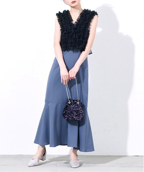 SETUP7(セットアップセブン)の「【metoi】巾着風スパンコールパーティーバッグ 結婚式 二次会 パーティー フォーマル オケージョン(ショルダーバッグ・レディース・ブラック系1/ブラック/グレー/シルバー・FREE)」の17枚目の写真