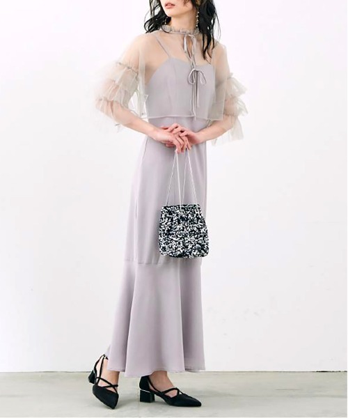 SETUP7(セットアップセブン)の「【metoi】巾着風スパンコールパーティーバッグ 結婚式 二次会 パーティー フォーマル オケージョン(ショルダーバッグ・レディース・ブラック系1/ブラック/グレー/シルバー・FREE)」の5枚目の写真
