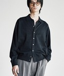 WYM LIDNM（ウィム バイ リドム）の「T/C BASIC KNIT SHIRT CARDIGAN（シャツ/ブラウス・M）」