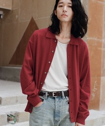 WYM LIDNM(EB oC h)T/C BASIC KNIT SHIRT CARDIGAN(Vc/uEX)