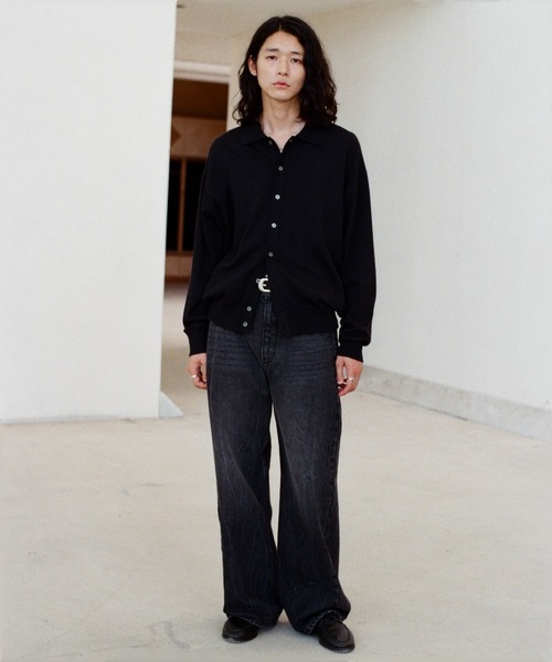 T/C BASIC KNIT SHIRT CARDIGAN（シャツ/ブラウス）｜WYM LIDNM