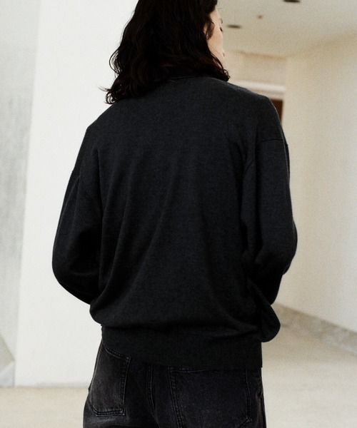 非売品　希少サイズ　T/C BASIC KNIT SHIRT CARDIGAN T/C BASIC KNIT SHIRT CARDIGAN（シャツ/ブラウス）｜WYM LIDNM