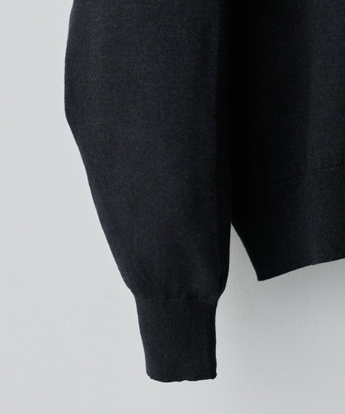 T/C BASIC KNIT SHIRT CARDIGAN（シャツ/ブラウス）｜WYM LIDNM