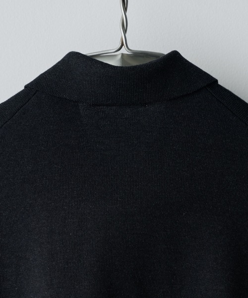 即完売品　WYM KNIT SHIRT CARDIGAN 新品タグ付き　Ｍサイズ T/C BASIC KNIT SHIRT CARDIGAN（シャツ/ブラウス）｜WYM LIDNM