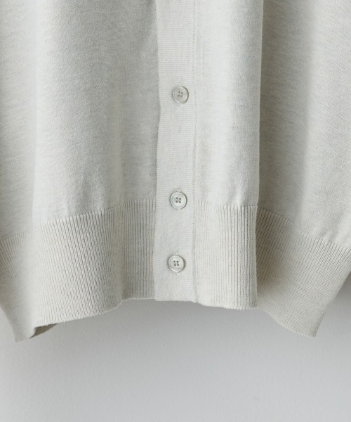 T/C BASIC KNIT SHIRT CARDIGAN（シャツ/ブラウス）｜WYM LIDNM