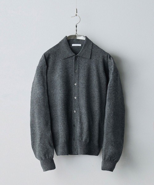 【WYM LIDNM】T/C BASIC KNIT SHIRT CARDIGAN T/C BASIC KNIT SHIRT CARDIGAN（シャツ/ブラウス）｜WYM LIDNM