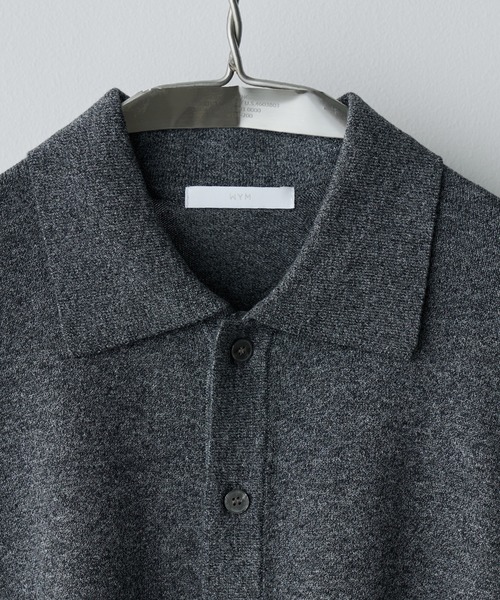 T/C BASIC KNIT SHIRT CARDIGAN（シャツ/ブラウス）｜WYM LIDNM