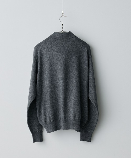 【新品】 wym T/C BASIC KNIT SHIRT CARDIGAN T/C BASIC KNIT SHIRT CARDIGAN（シャツ/ブラウス）｜WYM LIDNM