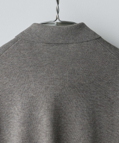 T/C BASIC KNIT SHIRT CARDIGAN（シャツ/ブラウス）｜WYM LIDNM