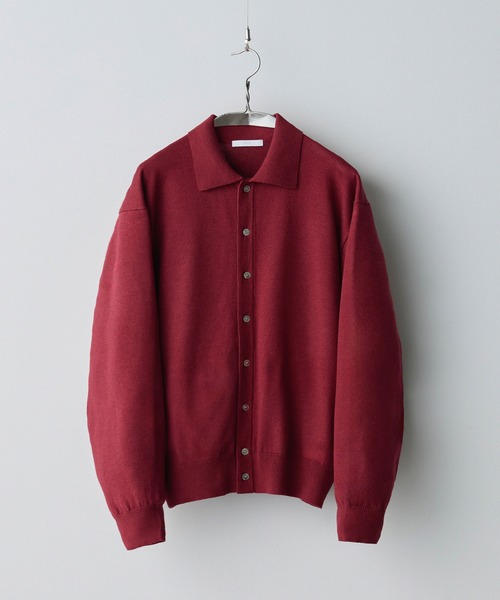 即完売品　WYM KNIT SHIRT CARDIGAN 新品タグ付き　Ｍサイズ T/C BASIC KNIT SHIRT CARDIGAN（シャツ/ブラウス）｜WYM LIDNM