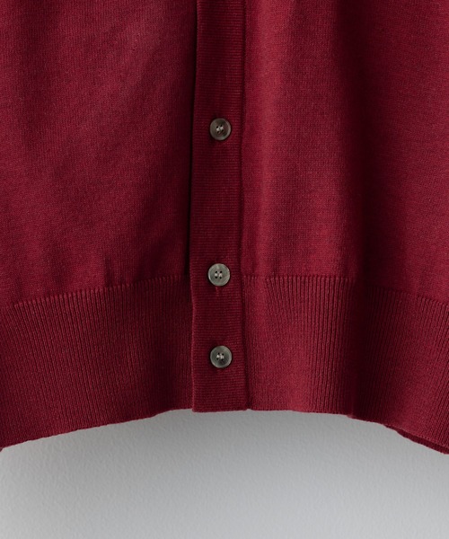 T/C BASIC KNIT SHIRT CARDIGAN（シャツ/ブラウス）｜WYM LIDNM
