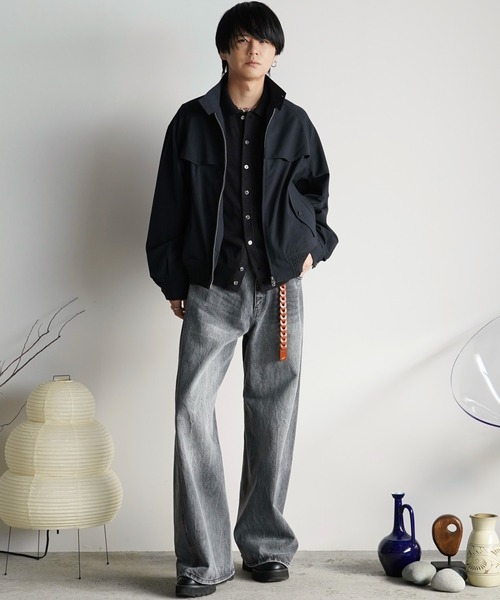T/C BASIC KNIT SHIRT CARDIGAN（シャツ/ブラウス）｜WYM LIDNM
