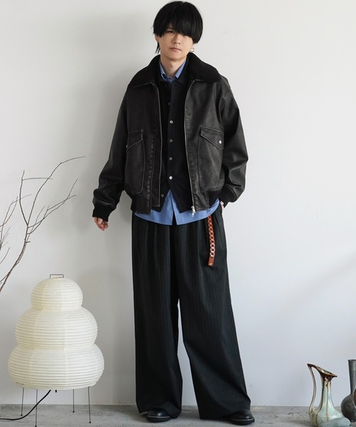 トップス WYWM LIDNM KNIT SHIRT CARDIGAN S WYM LIDNM] T/C BASIC KNIT SHIRT CARDIGAN｜Yahoo!フリマ（旧
