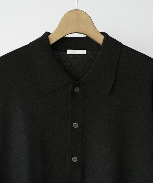 WYM LIDNM（ウィム バイ リドム）の「T/C BASIC KNIT SHIRT CARDIGAN