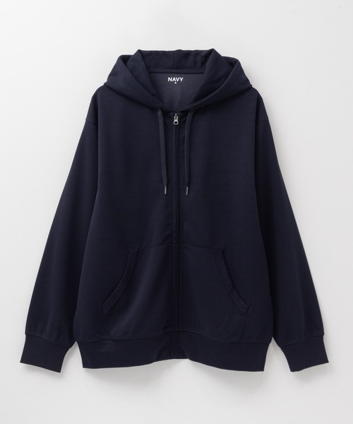 NAVY(ネイビー)の「NAVY 速乾ジョーゼットZIPパーカー【UVカット】(パーカー・メンズ・ブラック/グレー/グレイッシュベージュ/ブルーグレー/ネイビー/チャコールグレー/ブルー・M/XL/L/S/XXL)」の21枚目の写真