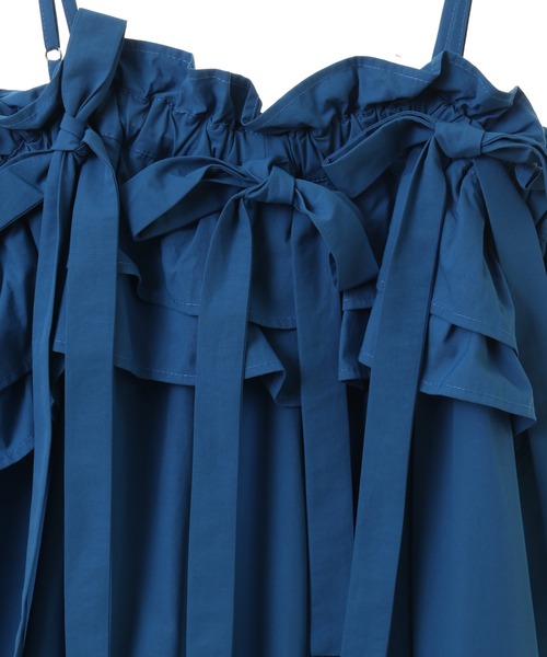 Candy Stripper（キャンディストリッパー）の「FOR YOU CAMISOLE ドレス（ワンピース・レディース・ブルー/オフホワイト/ブラック・FREE）」の21枚目の写真