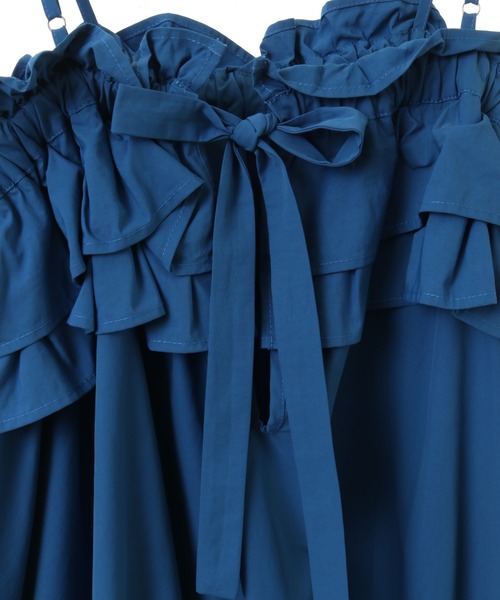 Candy Stripper（キャンディストリッパー）の「FOR YOU CAMISOLE ドレス（ワンピース・レディース・ブルー/オフホワイト/ブラック・FREE）」の22枚目の写真