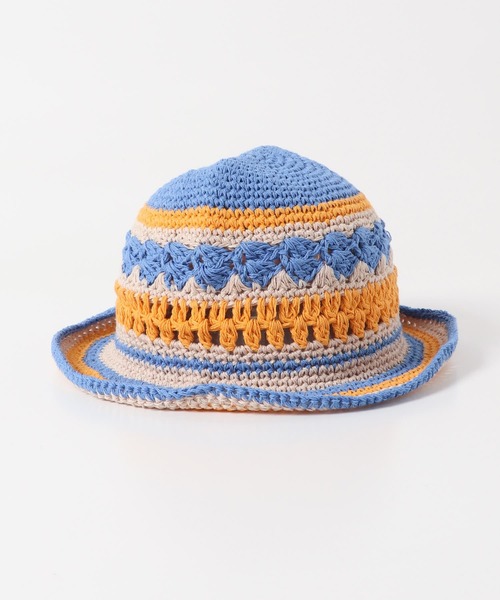 SMELLY（スメリー）の「ボーダークロシェハット（ハット・レディース・ブルー/ネイビー・-）」の15枚目の写真