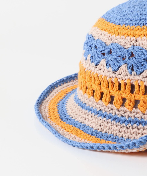 SMELLY（スメリー）の「ボーダークロシェハット（ハット・レディース・ブルー/ネイビー・-）」の18枚目の写真