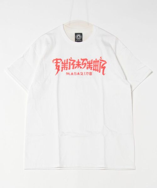 CHINATOWN S/S T-SHIRTS/スラッシャーボックスシルエット前面