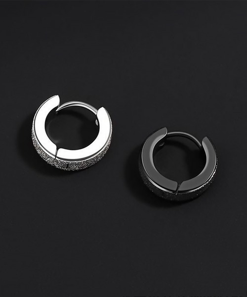 SBG（エスビー）の「SBG グリッターフープピアス 片耳（ピアス（片耳用）・メンズ・ブラック/ゴールド/シルバー・FREE）」の10枚目の写真