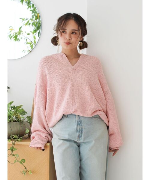 Ungrid（アングリッド）の「リボンモチーフチェーンピアス（ピアス（両耳用）・レディース・ゴールド/シルバー・FREE）」の8枚目の写真