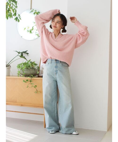 Ungrid（アングリッド）の「リボンモチーフチェーンピアス（ピアス（両耳用）・レディース・ゴールド/シルバー・FREE）」の6枚目の写真