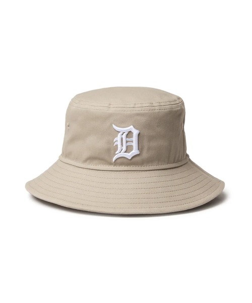 NEW ERA(ニューエラ)の「NEW ERA/ニューエラ キッズ Kid's バケット01 MLB Bucket Hat デトロイト・タイガース ペブル ハット 14392316(ハット・キッズ・ベージュ系その他・ML/LXL)」の4枚目の写真