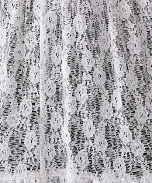repipi armario（レピピ アルマリオ）の「【2WAY】レースロングスカート（スカート・キッズ・ブラック/ホワイト・MEDIUM/LARGE）」の16枚目の写真