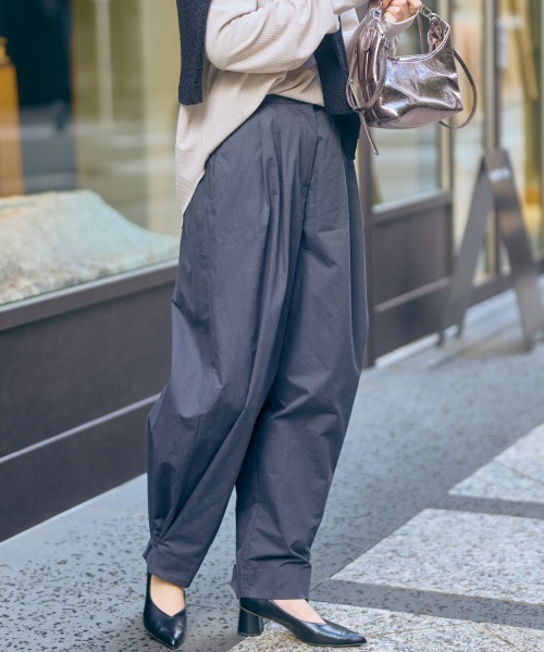 slattgir(スラットジール)の「高身長 裾デザインワイドパンツ(トールサイズ)Essenave(その他パンツ・レディース・ブルー/グレー系・M/L/LL/3L/4L/5L)」の13枚目の写真