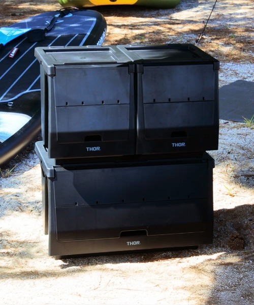 Detail（ディテール）の「THOR Door For Shelf Container ソー ドアーフォーシェルフコンテナー 収納ケース用 【前扉】 50L（収納グッズ・メンズ・オリーブ/ライトグレー/ブラック/ダークグレー/ホワイト・FREE）」の3枚目の写真