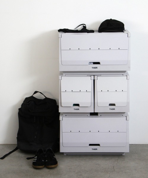Detail（ディテール）の「THOR Door For Shelf Container ソー ドアーフォーシェルフコンテナー 収納ケース用 【前扉】 50L（収納グッズ・メンズ・オリーブ/ライトグレー/ブラック/ダークグレー/ホワイト・FREE）」の20枚目の写真