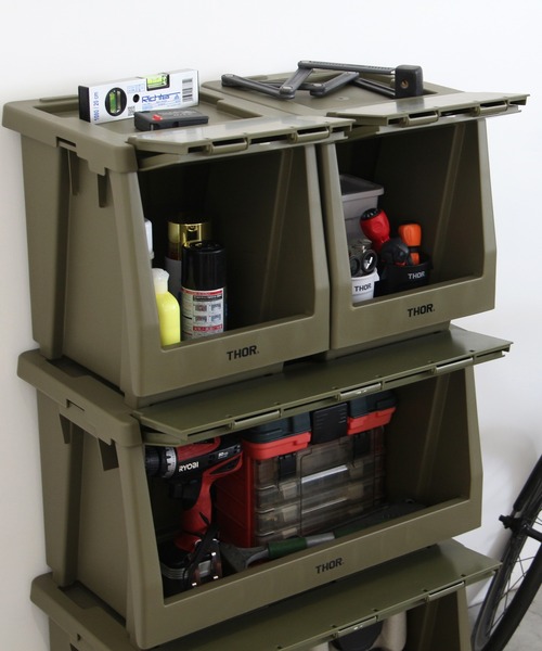 Detail（ディテール）の「THOR Door For Shelf Container ソー ドアーフォーシェルフコンテナー 収納ケース用 【前扉】 50L（収納グッズ・メンズ・オリーブ/ライトグレー/ブラック/ダークグレー/ホワイト・FREE）」の12枚目の写真