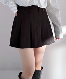 Heather | ポケットデザインプリーツミニスカート 324763(スカート)