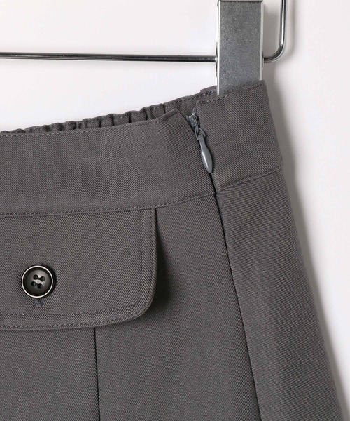 Heather（ヘザー）の「ポケットデザインプリーツミニスカート　324763（スカート・レディース・グレー/ブラック/ベージュ・S/M）」の6枚目の写真